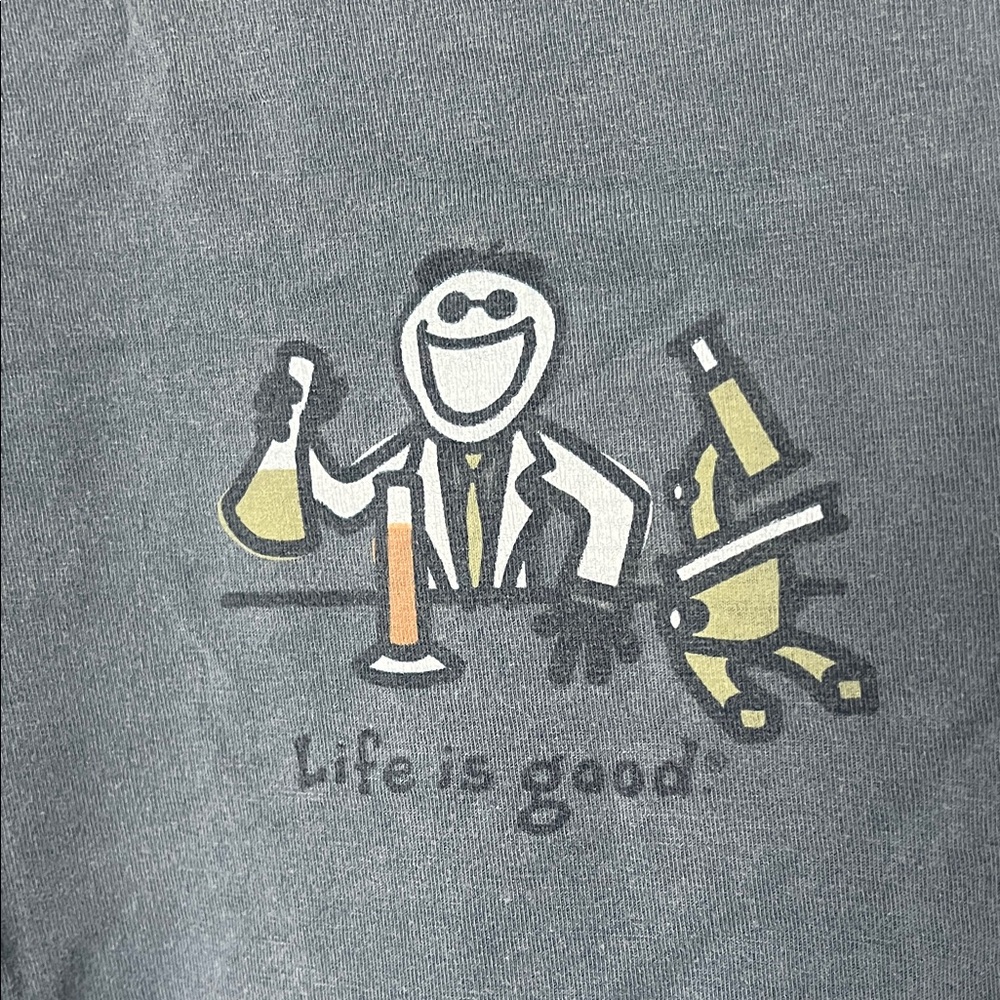 Life is Good scientist long sleeved shirt